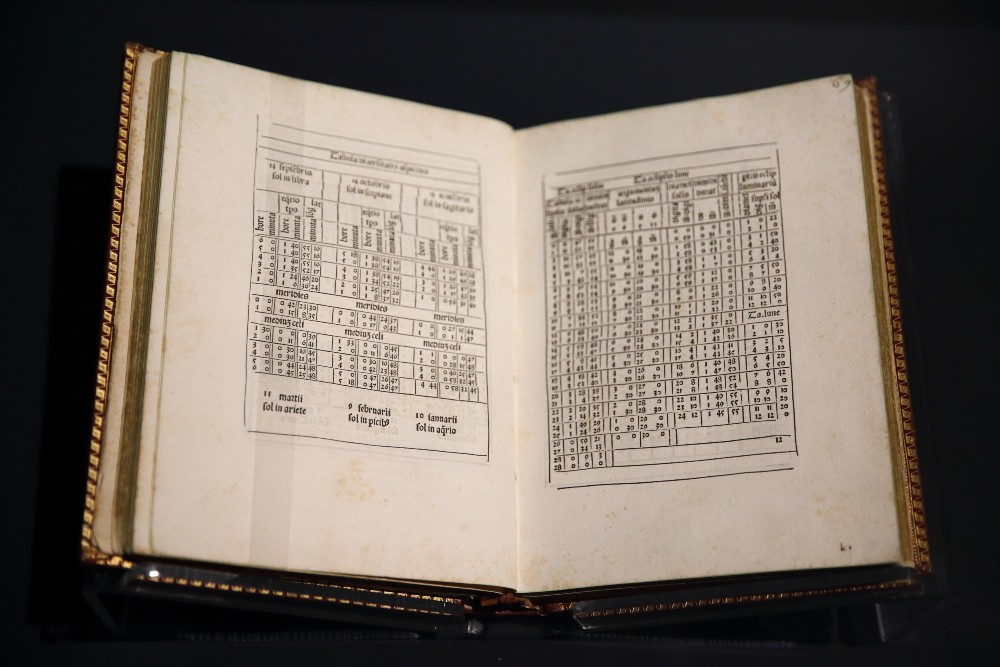 99: Almanach Perpetuum, Abraham Zacuto (c.1450-1532), Printer: Abraao d'Ortas (1496)