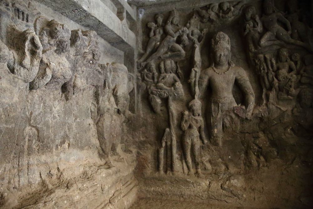 ELEPHANTA CAVESEAST WING SHRINE (More Photos in Gallery) 