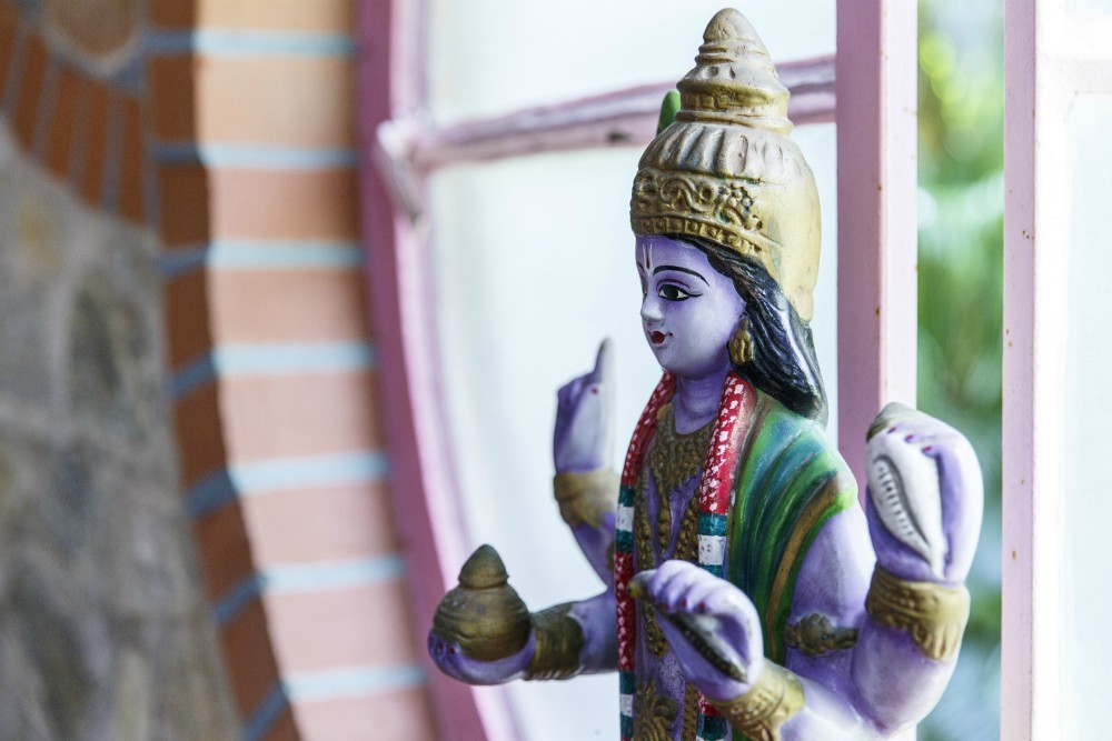 DHANVANTARI The God of Ayurveda - O Lord, I bow down in front of you. You are worshipped by both gods and demons. Your divine powers bless the people of this world and bring them out of sufferings, diseases, ailments, oldness and fear of death. Oh Lord, give me your medicines and blessings in abundance to remedy the sickness confronting the humanity. 