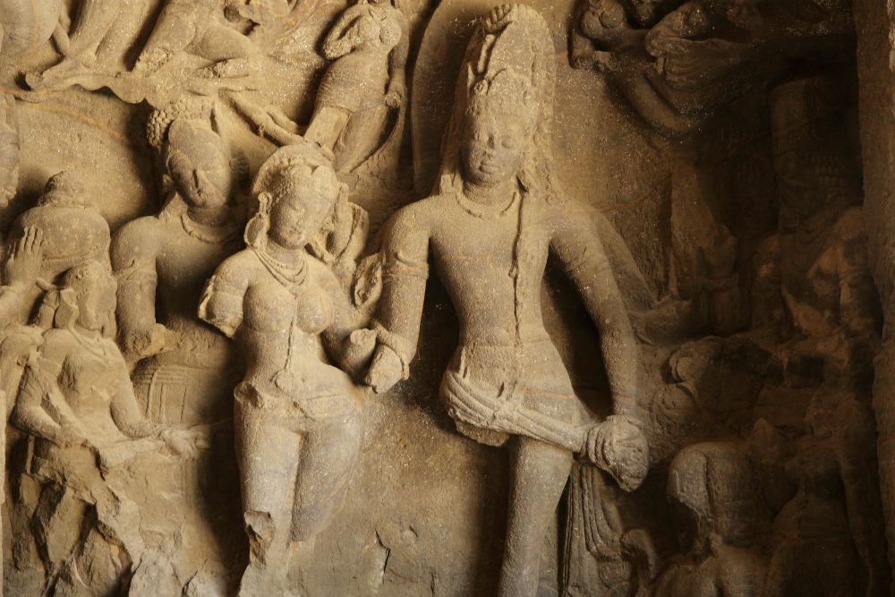 ELEPHANTA CAVES  WEDDING OF SHIVA & PARVATI (6)