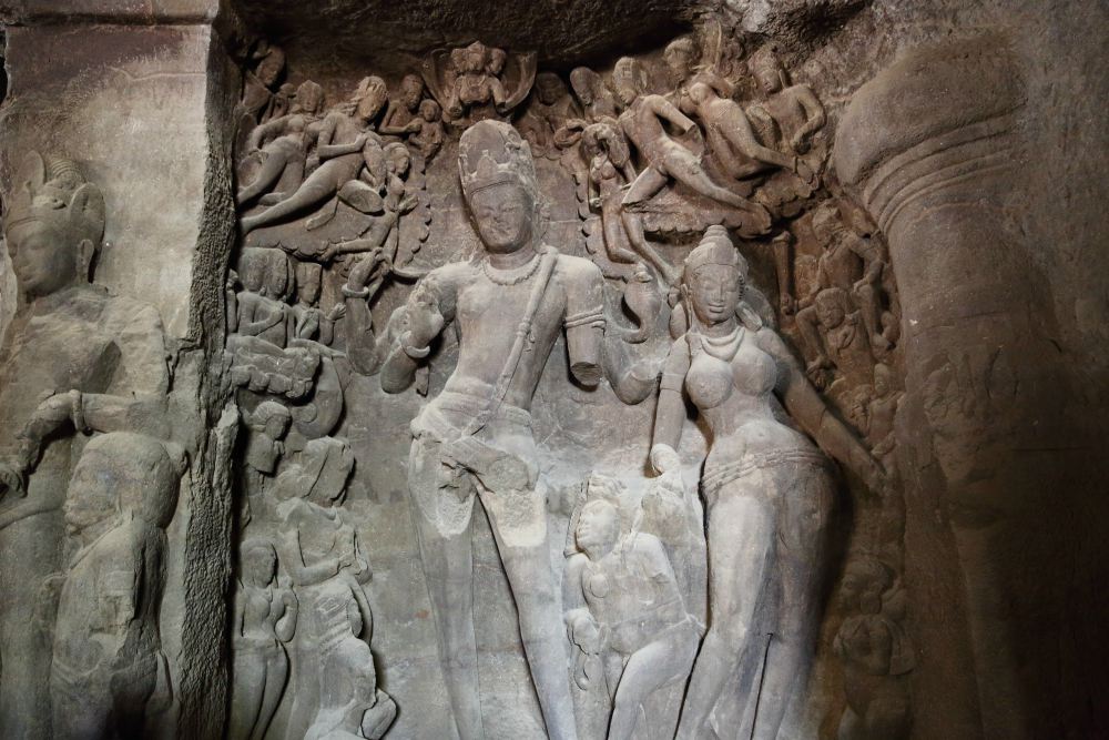 ELEPHANTA CAVES  GANGADHARA (5)