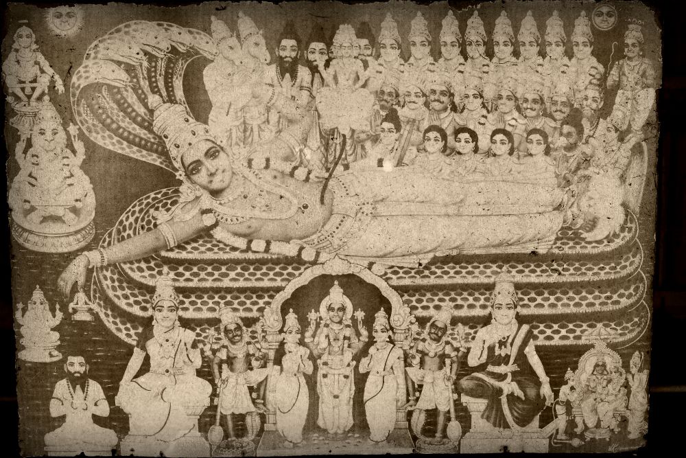 NARAYANA & LOTUS, IN WHICH RESIDES BRAHMA
