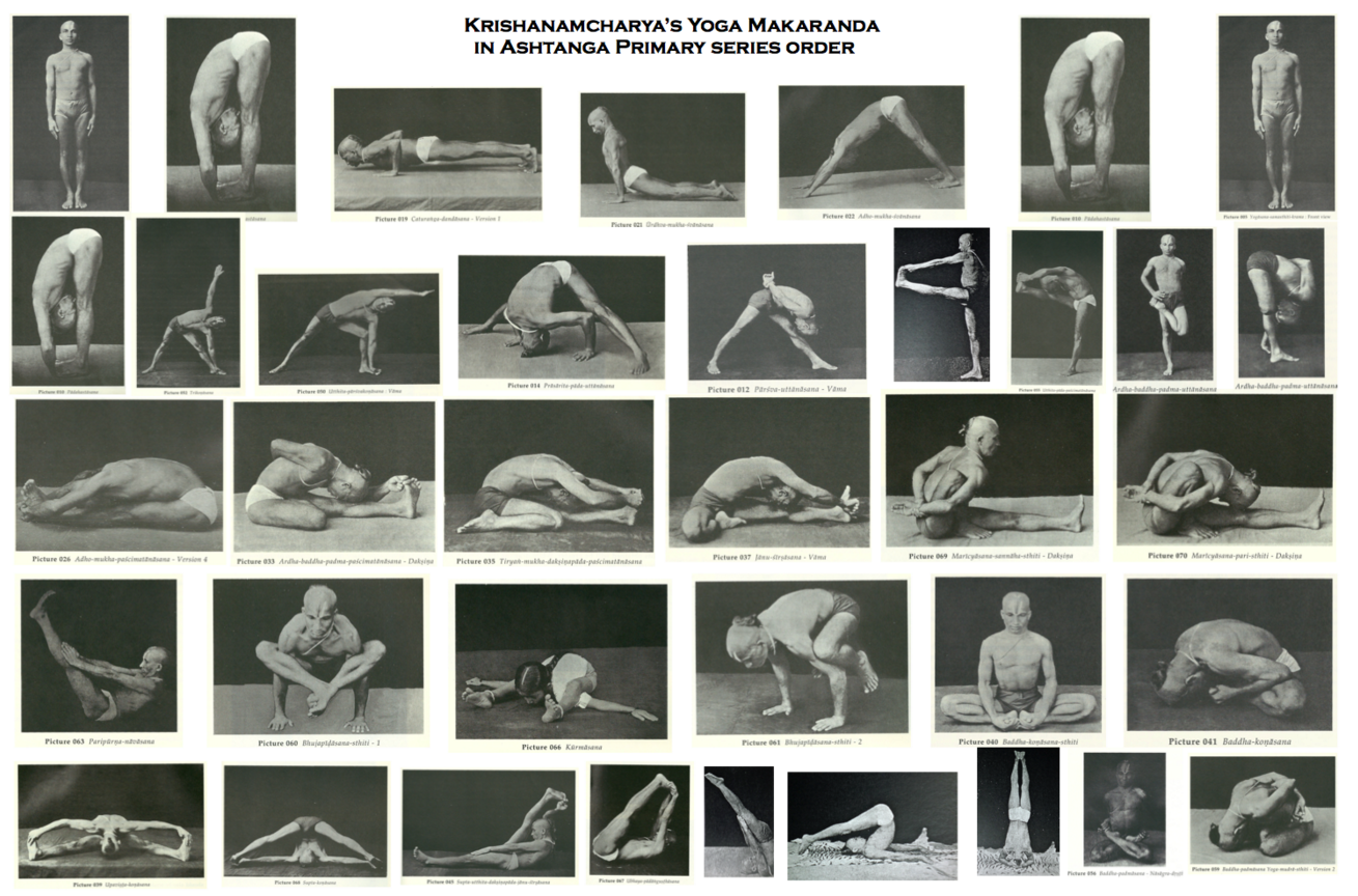TIRUMALAI KRISHNAMACHARYA  (Nov 18, 1888 - Feb 28, 1989)  -  Yoga Makaranda (1934) 