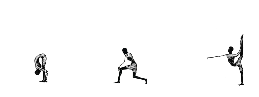 RIYAS KOMU
Out of Place (2019)
Contortionist
Canvas, 52.5 x 37 cms (set of 14)
